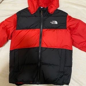 North Face Toddler reversible puffer coat
